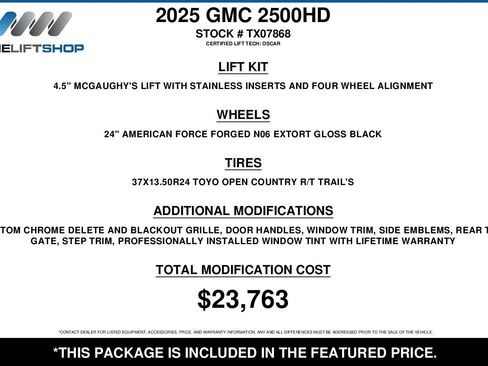 Used 2025 GMC Sierra 2500 Denali Ultimate AWD/4WD image 2