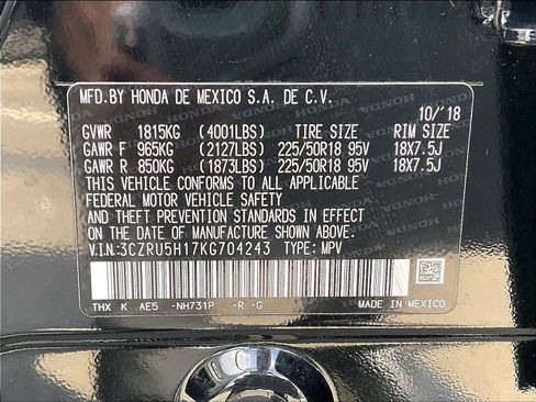 Used 2019 Honda HR-V Sport image 32