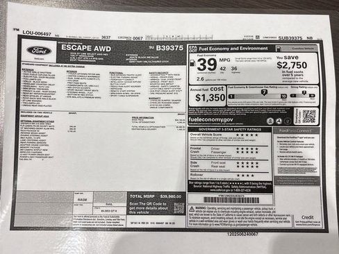 Used 2025 Ford Escape ST-Line Elite w/ Tech Pack #2 image 38