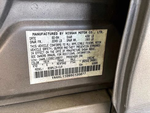 Used 2005 Nissan Altima 2.5 S w/ (F01) Convenience Pkg FWD image 16