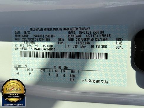 Used 2023 Ford F550 4x4 Regular Cab Super Duty image 19