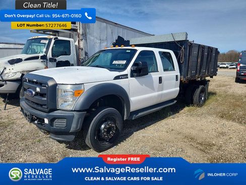 Used 2016 Ford F450 XL w/ Snow Plow Prep Package RWD image 1
