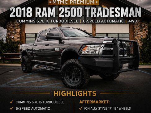 Used 2018 RAM 2500 Tradesman w/ Chrome Appearance Group AWD/4WD image 1