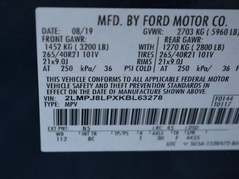 Used 2019 Lincoln Nautilus Reserve w/ Cargo Utility Package image 30