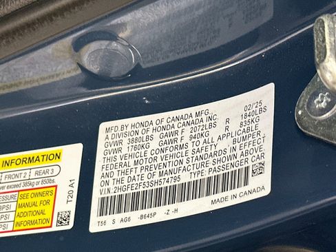 Used 2025 Honda Civic Sport image 12