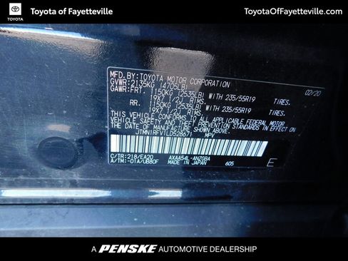 Used 2020 Toyota RAV4 Limited image 9