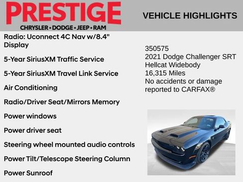 Used 2021 Dodge Challenger SRT Hellcat image 4