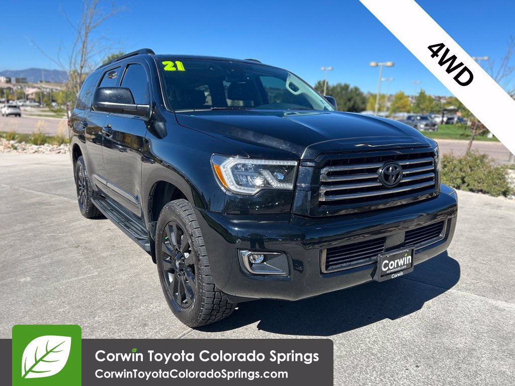 Used 2021 Toyota Sequoia Nightshade w/ Safety & Convenience Package AWD/4WD 360° Tour