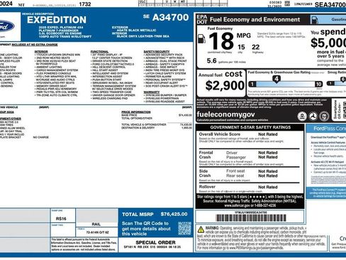 Used 2025 Ford Expedition Platinum AWD/4WD image 2
