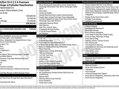 New 2025 MAZDA CX-5 AWD 2.5 S image 35