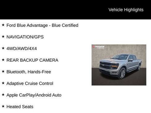 Used 2024 Ford F150 XLT w/ Equipment Group 302A MID AWD/4WD image 2
