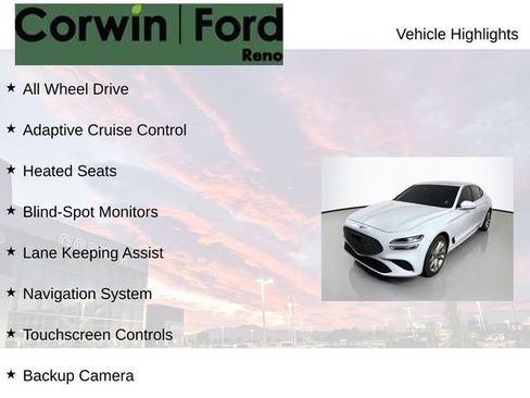 Used 2022 Genesis G70 2.0T AWD/4WD image 8