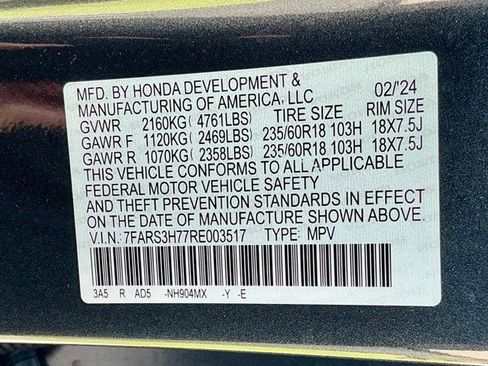 Certified 2024 Honda CR-V EX-L image 33