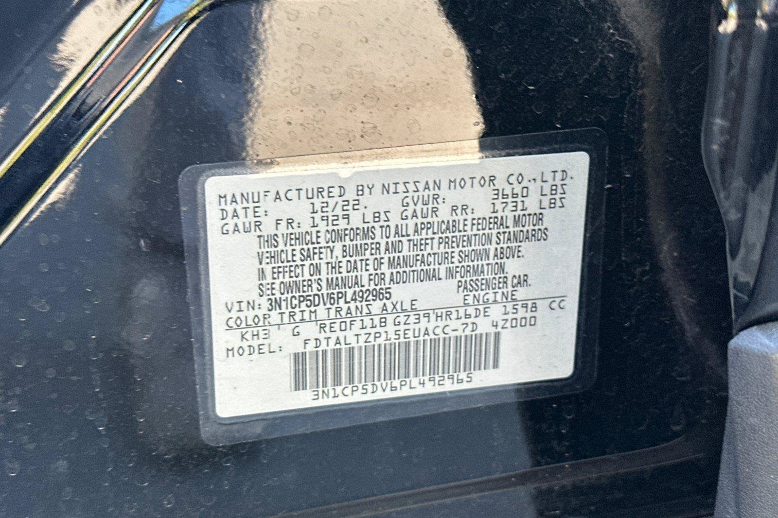 Used 2023 Nissan Kicks SR w/ SR Premium Package FWD image 27