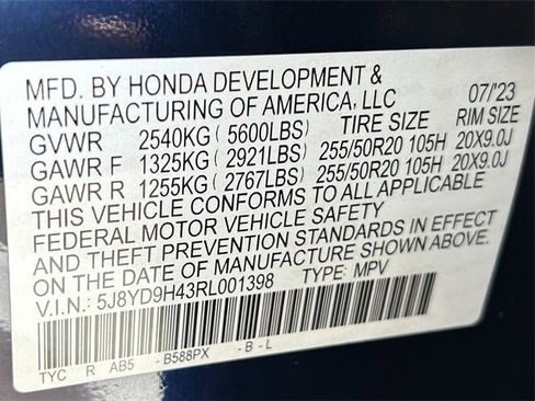 Certified 2024 Acura MDX FWD w/ Technology Package image 39