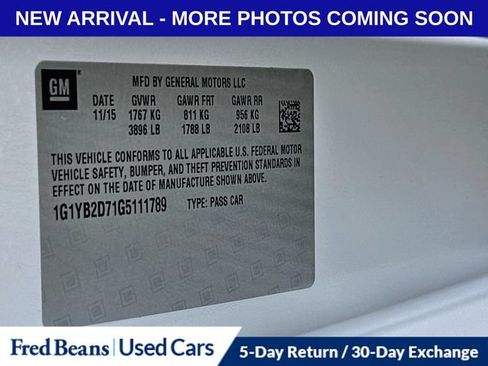 Used 2016 Chevrolet Corvette Stingray Coupe RWD image 34
