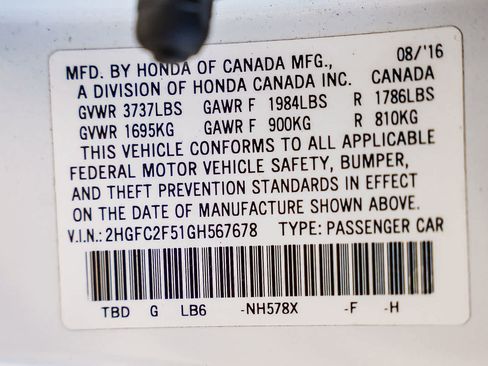 Used 2016 Honda Civic LX image 22