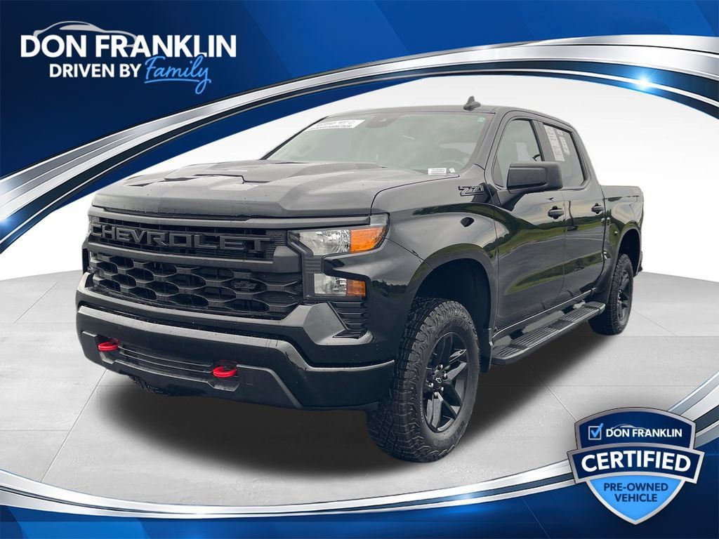 Used 2026 Chevrolet Silverado 1500 Custom Trail Boss w/ LPO, Dark Essentials Package AWD/4WD 360° Tour