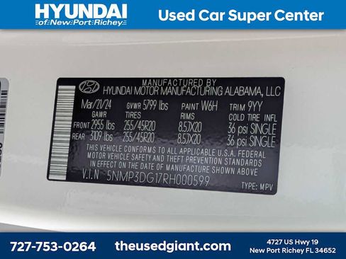 Used 2024 Hyundai Santa Fe Limited AWD/4WD image 47