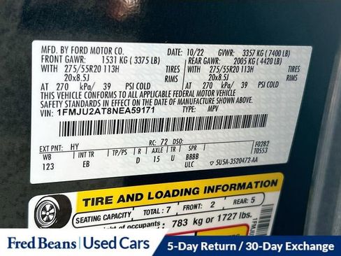 Used 2022 Ford Expedition Limited image 37