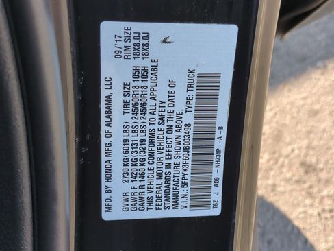 Used 2018 Honda Ridgeline RTL-T image 35