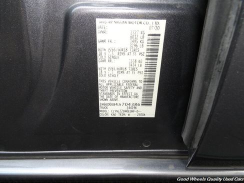 Used 2020 Nissan Frontier SV w/ Midnight Edition Floor Mats AWD/4WD image 25