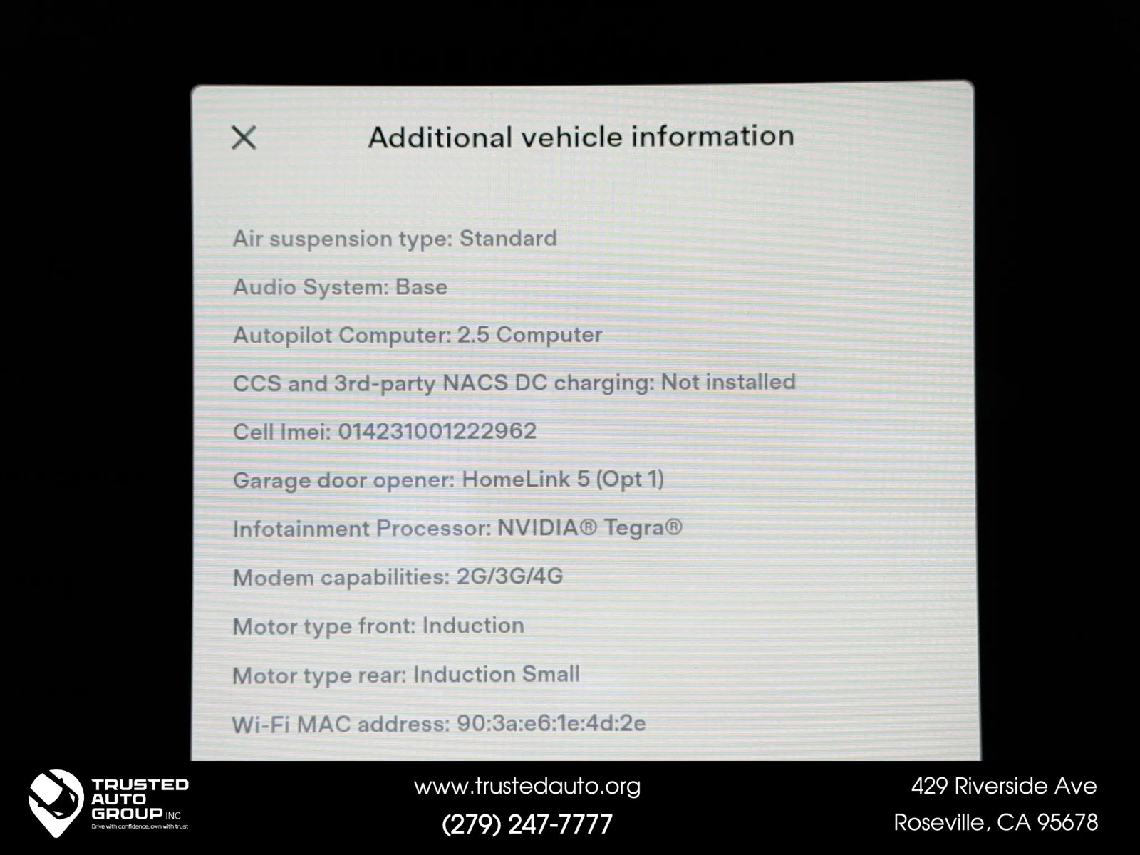 Used 2017 Tesla Model X 100D AWD/4WD image 20