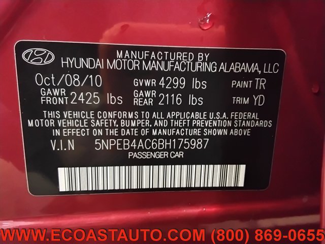 Used 2011 Hyundai Sonata GLS w/ Popular Equipment Pkg 2 FWD image 16