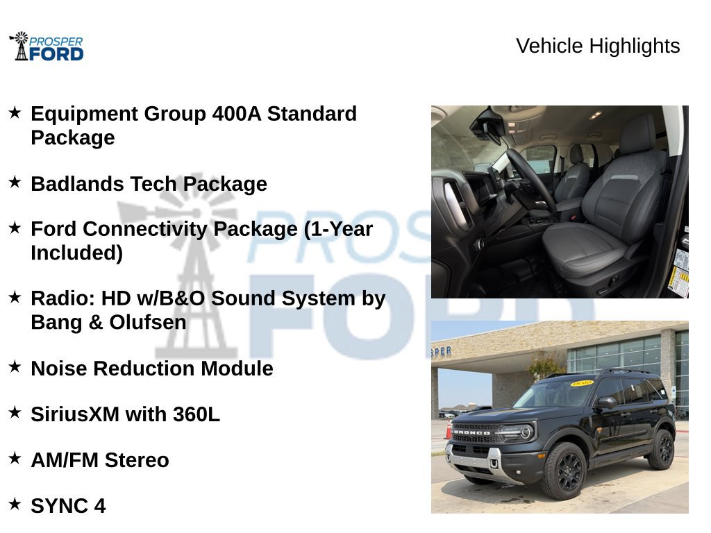 New 2026 Ford Bronco Sport Badlands w/ Badlands Tech Package AWD/4WD image 8