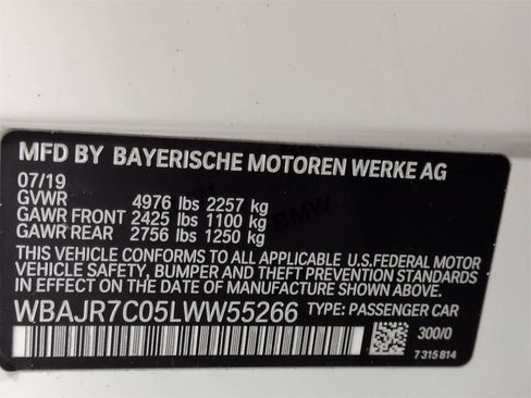 Used 2020 BMW 530i xDrive w/ Convenience Package image 39