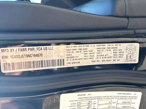 Used 2022 Dodge Durango Citadel w/ Trailer Tow Group IV AWD/4WD image 32
