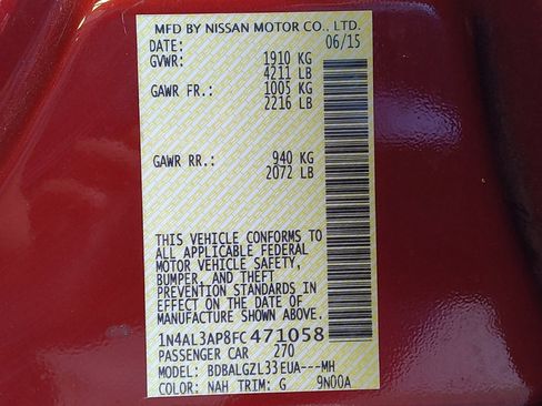 Used 2015 Nissan Altima 2.5 S w/ Special Edition Package FWD image 33