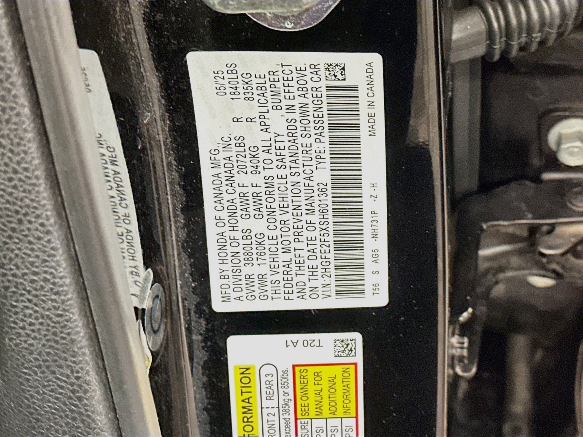 Used 2025 Honda Civic Sport image 12