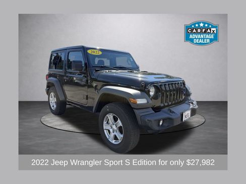 Used 2022 Jeep Wrangler Sport AWD/4WD image 1