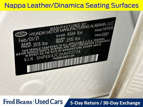 Used 2021 Hyundai Sonata N Line w/ Preferred Accessory Package FWD image 40