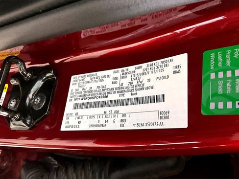 Certified 2019 Ford F150 Raptor w/ Equipment Group 802A Luxury image 26