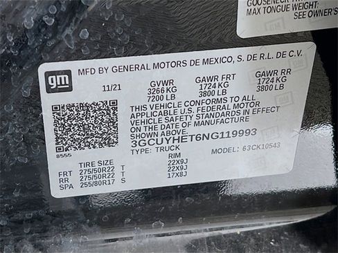 Used 2022 Chevrolet Silverado 1500 High Country image 30