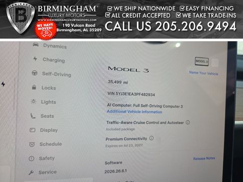 Used 2023 Tesla Model 3 Standard Range RWD image 2