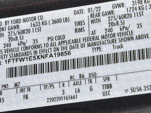 Used 2022 Ford F150 XLT w/ Equipment Group 302A High AWD/4WD image 88