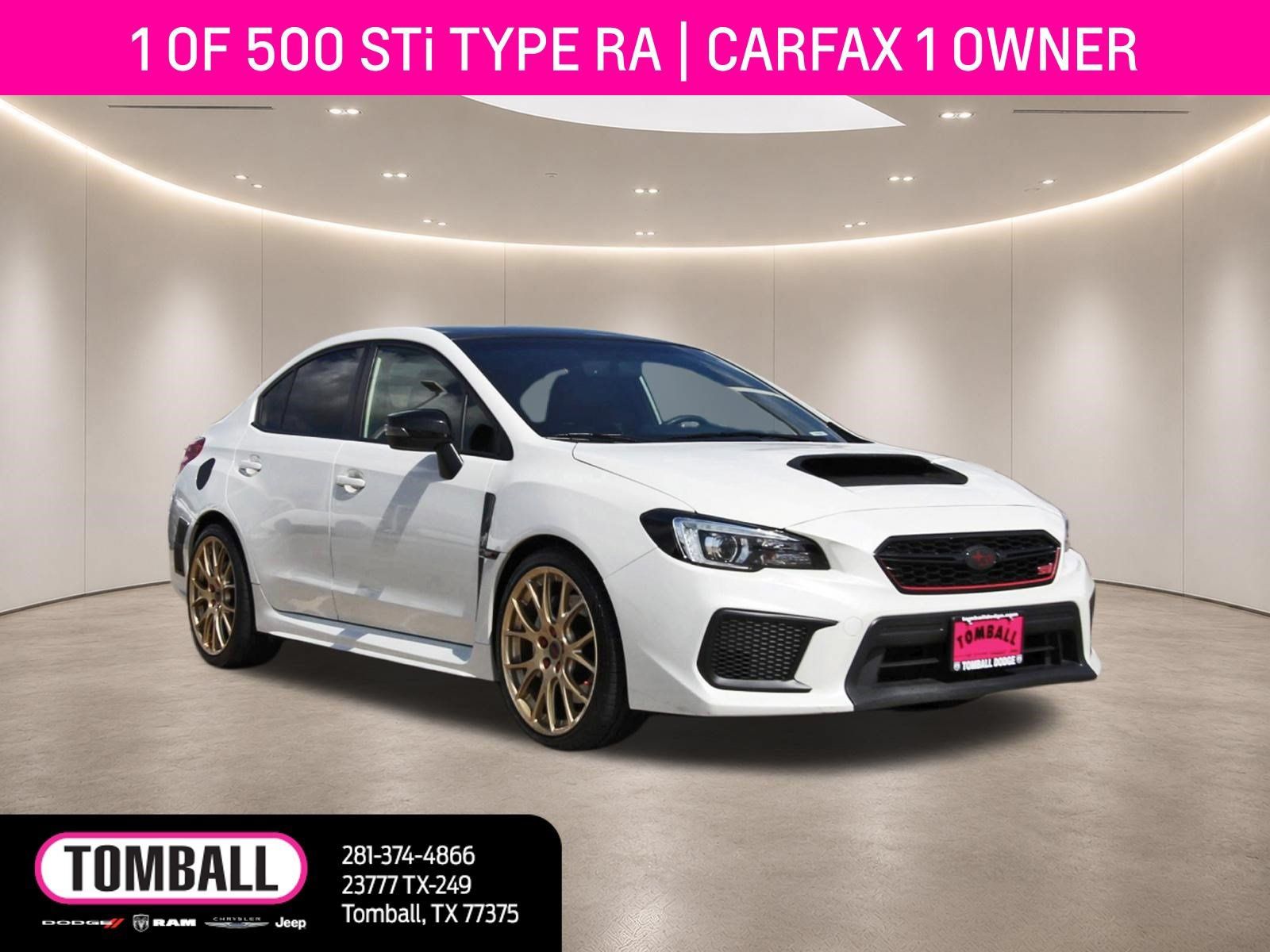 Used 2018 Subaru WRX STI Type RA AWD/4WD image 1