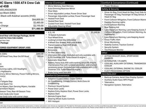 Used 2025 GMC Sierra 1500 AT4 image 42