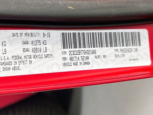 Used 2016 Dodge Challenger R/T w/ Blacktop Package RWD image 29