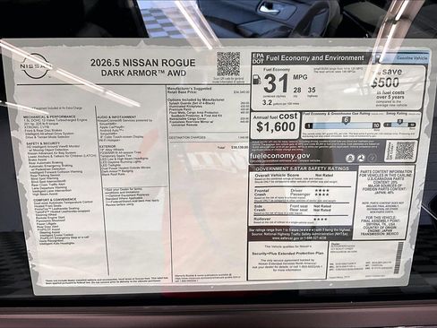 New 2026 Nissan Rogue SV AWD/4WD image 76