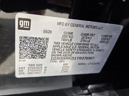 New 2026 Chevrolet Tahoe RST w/ Comfort Package RWD image 17