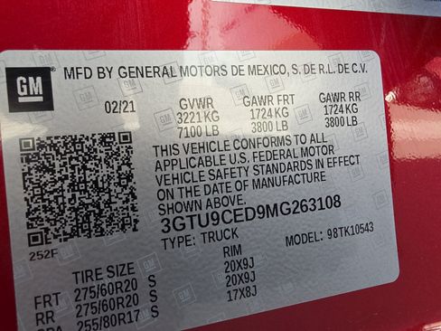 Used 2021 GMC Sierra 1500 Elevation w/ Preferred Package AWD/4WD image 34