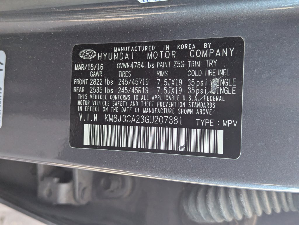 Used 2016 Hyundai Tucson Limited w/ Option Group 03 AWD/4WD image 13