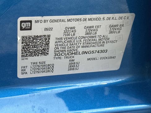 Used 2022 Chevrolet Silverado 1500 ZR2 w/ Technology Package image 30