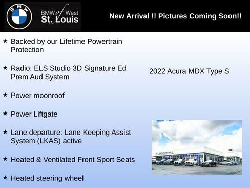 Used 2022 Acura MDX Type S AWD/4WD image 2
