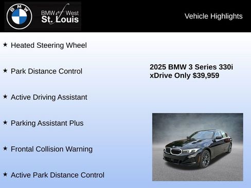 Used 2025 BMW 330i xDrive Sedan w/ M Sport Package image 24