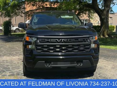 Certified 2024 Chevrolet Silverado 1500 Custom w/ Turbomax Blackout Package AWD/4WD image 3